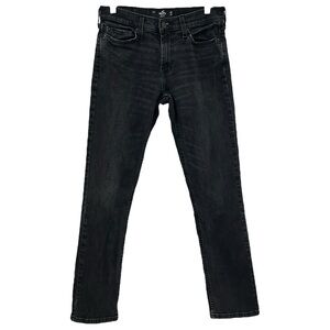 Hollister Men’s Slim Straight‎ Epic Flex Black Denim Jeans  Sz 29x32
